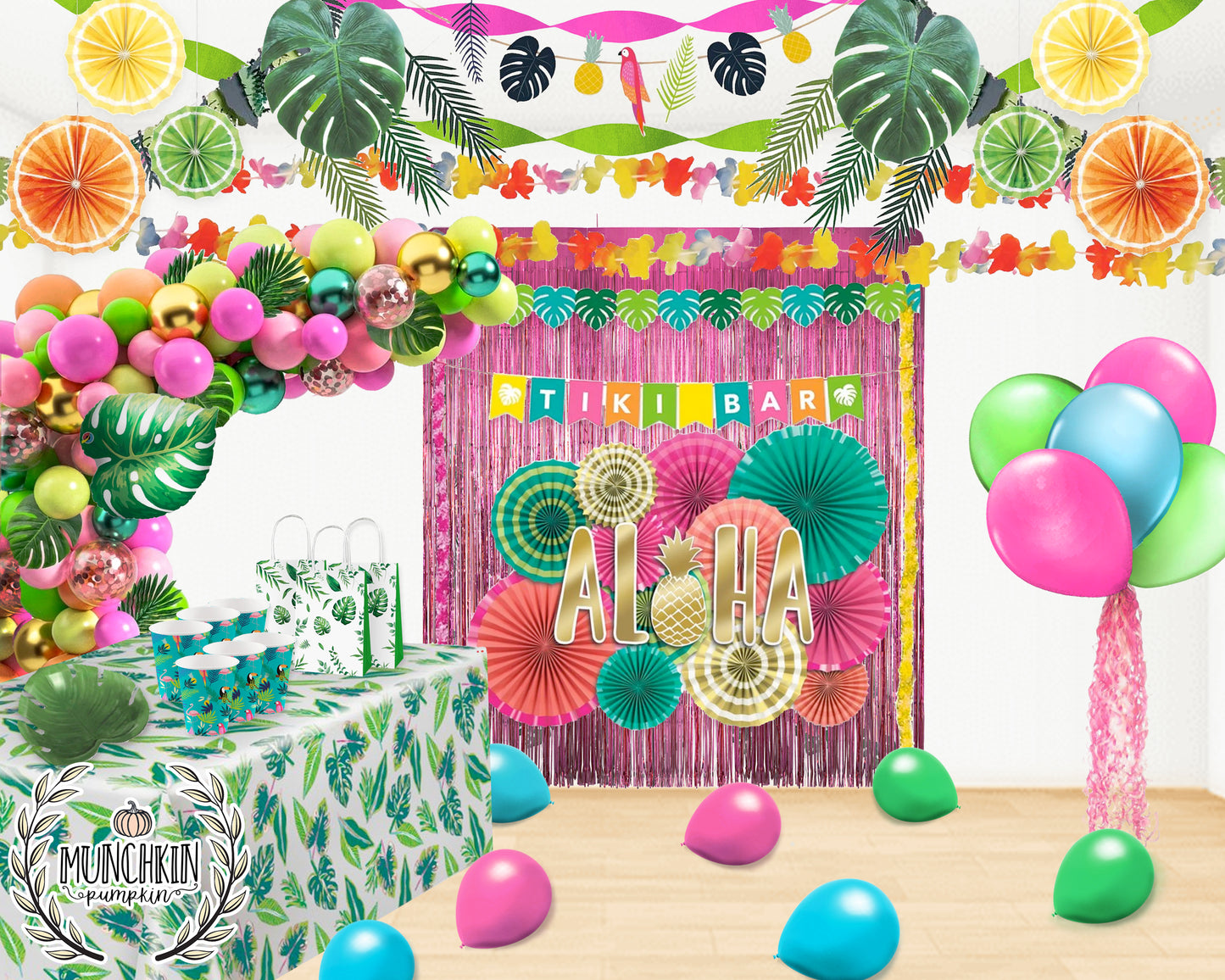 Tropical Birthday Party in a Box Kit